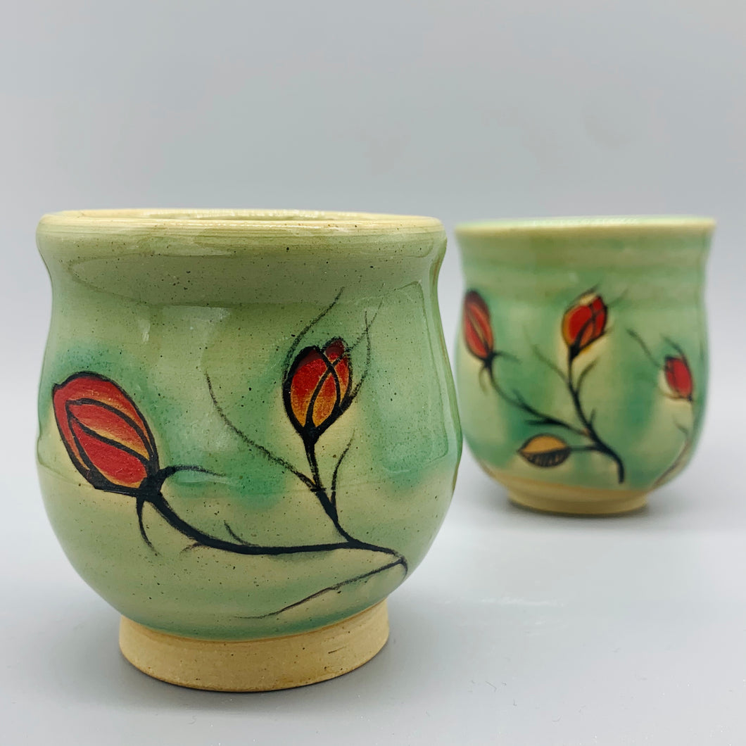 Rosebud Tea Cup Set